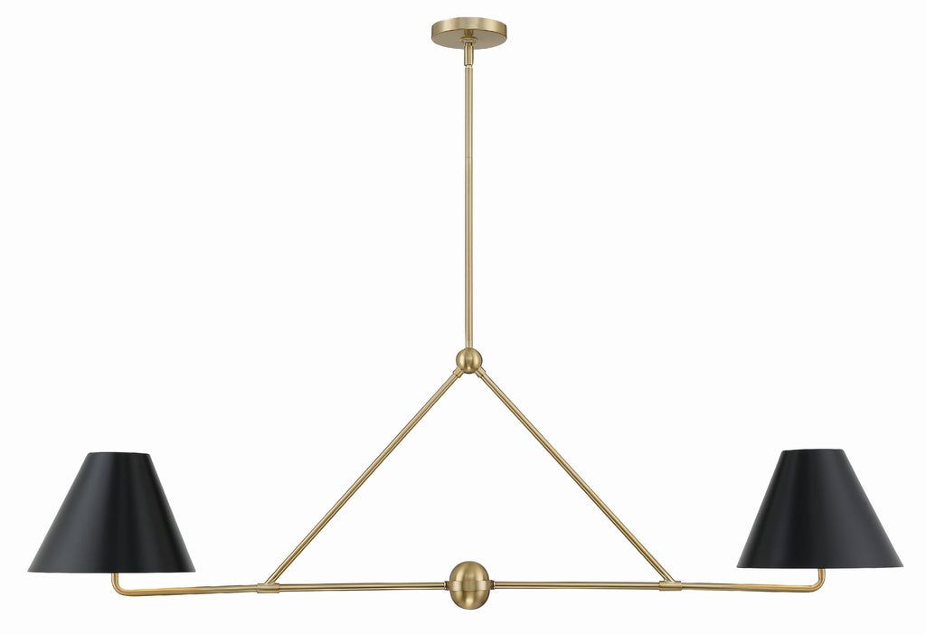 Crystorama Crystorama Xavier 4 Light Vibrant Gold Chandelier