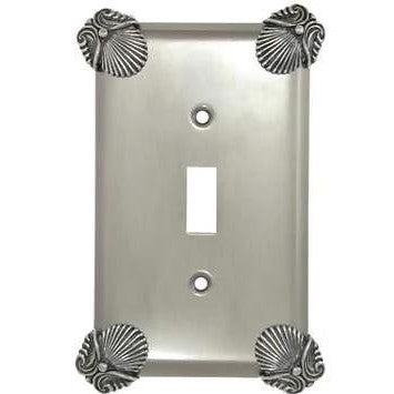 Oceanus Shell Wall Plate (Bright Nickel Finish) ANNE AT HOME