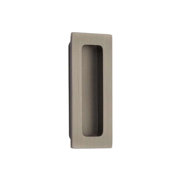 4 Inch Solid Brass Modern Rectangular Flush Pull EMTEK