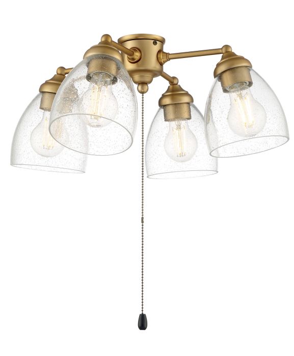 ##Antique Hardware## 4 Light Universal Light Kit in Satin Brass