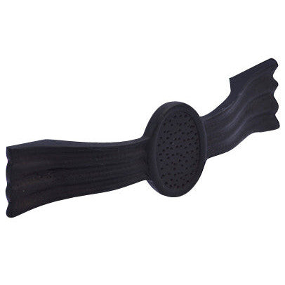 4 3/8 Inch Overall (3 1/4 Inch c-c) Solid Brass Hammered Drawer Pull