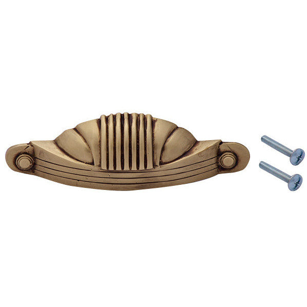 5 Inch Overall (4 Inch c-c) Solid Brass Marquee Pull