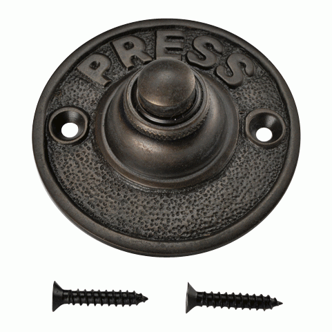 Classic American PRESS Doorbell Push Button  (Several Finishes Available)