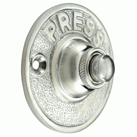 Classic American PRESS Doorbell Push Button  (Several Finishes Available)