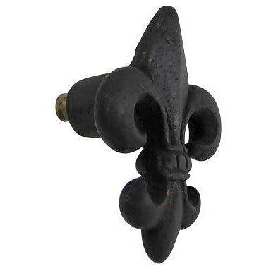1 5/8 Inch Fleur de Lis Cabinet & Furniture Knob