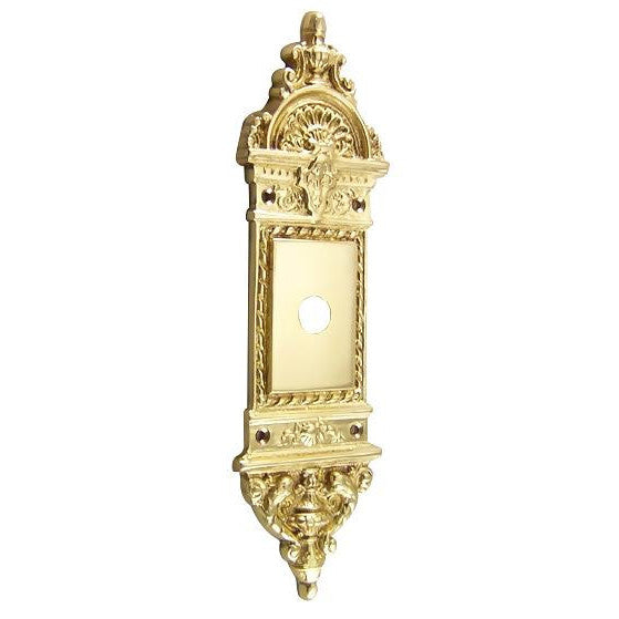 L'Enfant Solid Brass Small Backplate (Several Finishes Available)