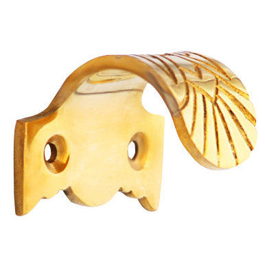 Solid Brass Sash Lift with Art Deco Pattern