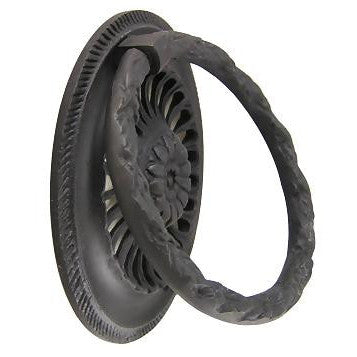 3 5/8 Inch Solid Brass Radiant Flower Drawer Ring Pull