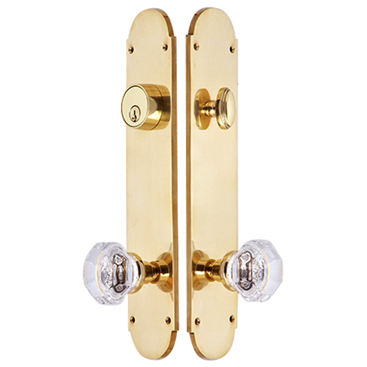 Traditional Oval Single-Door Deadbolt Entryway Set COPPER MOUNTAIN HARDWARE