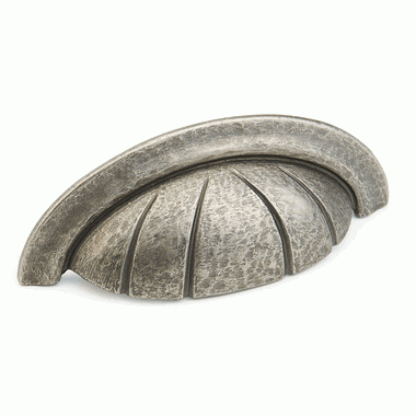 4 3/4 Inch (3 Inch c-c) Siena Cup Pull (Vibra Nickel Finish) SCHAUB