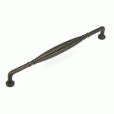 12 3/4 Inch (12 Inch c-c) Siena Appliance Pull (Ancient Bronze Finish) SCHAUB