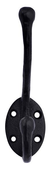 Traditional Solid Iron Coat Hook COPPER MOUNTAIN HARDWARE