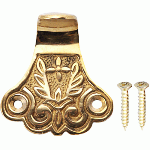 Solid Brass Laurel Wreath Sash Lift