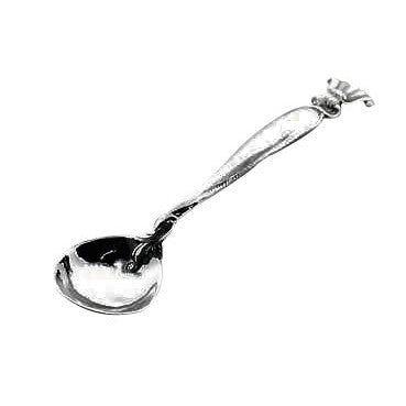 Sterling Silver Ornate Salt Spoon COPPER MOUNTAIN HARDWARE