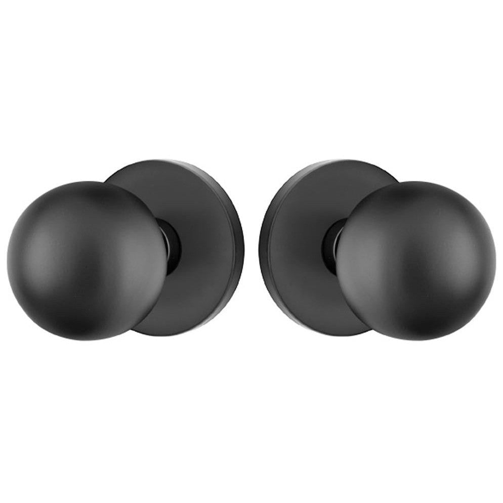 Emtek Solid Brass Orb Door Knob Set With Disk Rosette EMTEK