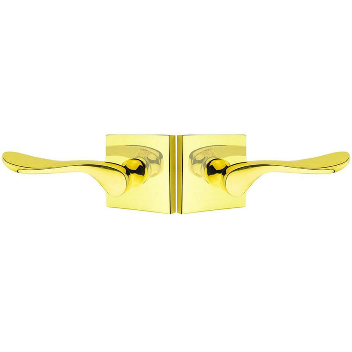 Emtek Solid Brass Luzern Lever With Square Rosette (Several Finish Options) EMTEK