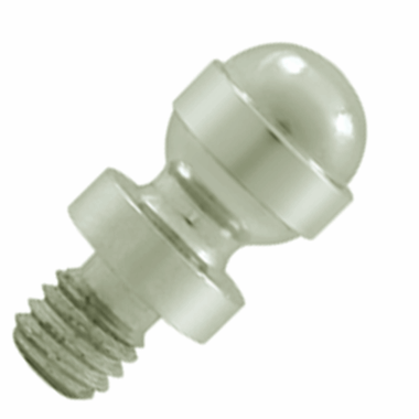1/2 Inch Solid Brass Acorn Tip Cabinet Finial (Polished Nickel Finish) DELTANA