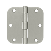 3 1/2 Inch x 3 1/2 Inch Steel Hinge (Brushed Nickel Finish) DELTANA