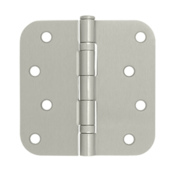 4 Inch x 4 Inch Ball Bearing Steel Hinge (Brushed Nickel Finish) DELTANA