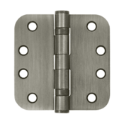 4 Inch x 4 Inch Heavy Duty Steel Hinge (Antique Nickel Finish) DELTANA