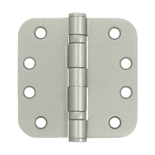 4 Inch x 4 Inch Heavy Duty Steel Hinge (Brushed Nickel Finish) DELTANA