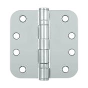 4 Inch x 4 Inch Heavy Duty Steel Hinge (Chrome Finish) DELTANA