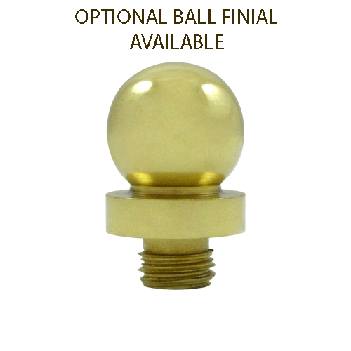 6 Inch X 6 Inch Solid Brass Ball Bearing Square Hinge (Polished Brass Finish) DELTANA