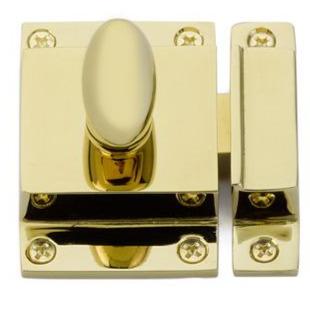 Emtek Solid Brass Egg Knob Cabinet Latch Set EMTEK