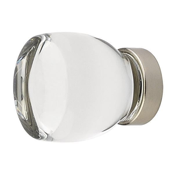 1 1/8 Inch Clear Crystal Glass Juneau Cabinet & Furniture Knob EMTEK