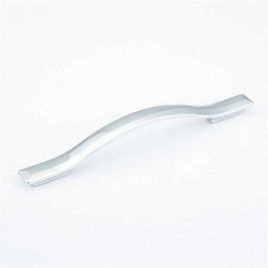 7 1/2 Inch (5 Inch c-c) Skyevale Cabinet Pull (Polished Chrome Finish) SCHAUB