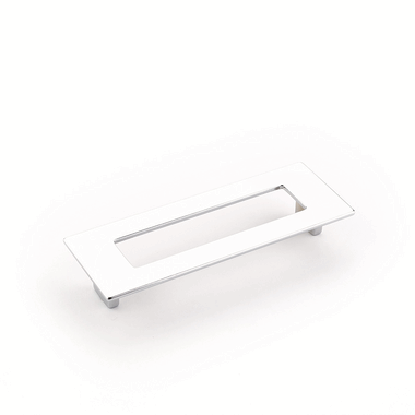 5 7/8 Inch (5 Inch c-c) Finestrino Rectangle Pull (Polished Chrome Finish) SCHAUB
